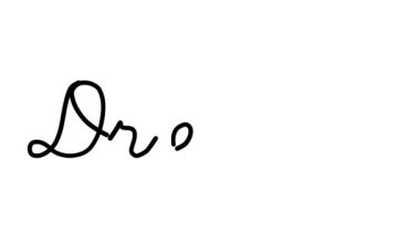 Altı El Yazısı ve Gotik Yazı Tiplerinde Rüya Dekoratif El Yazısı Animasyonu