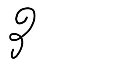 Altı El Yazısı ve Gotik Yazı Tiplerinde Zeus Dekoratif El Yazısı Animasyonu