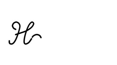 Haven Dekoratif El Yazısı Animasyonu Altı El Yazısı ve Gotik Yazı Tipiyle