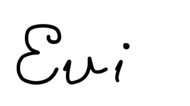 Altı El Yazısı ve Gotik Yazı Tipiyle Şeytani Dekoratif El Yazısı Animasyonu