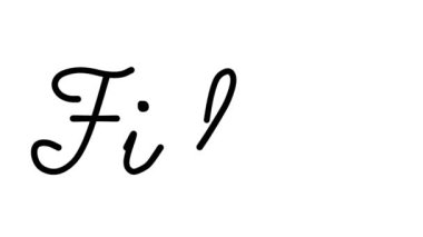 Altı El Yazısı ve Gotik Yazı Tipiyle Dekoratif El Yazısı Animasyonu