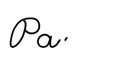 Altı El Yazısı ve Gotik Yazı Tiplerinde Yol Dekoratif El Yazısı Canlandırması