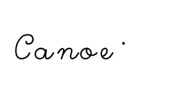 Altı El Yazısı ve Gotik Yazı Tipinde Dekoratif El Yazısı Animasyonu