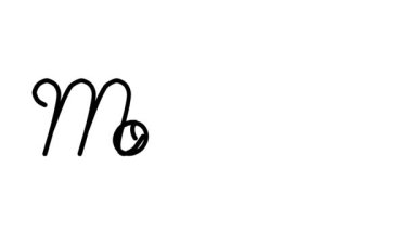 Altı El Yazısı ve Gotik Yazı Tiplerinde Mobil Dekoratif El Yazısı Animasyonu