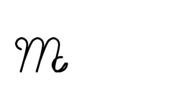 Altı El Yazısı ve Gotik Yazı Tipinde Dekoratif El Yazısı Animasyonu Modelleri