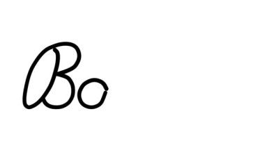 Altı El Yazısı ve Gotik Yazı Tiplerinde Ahır Dekoratif El Yazısı Animasyonu