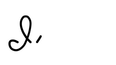 Altı El Yazısı ve Gotik Yazı Tiplerinde İris Dekoratif El Yazısı Animasyonu