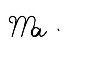 Altı El Yazısı ve Gotik Yazı Tiplerinde Magma Dekoratif El Yazısı Animasyonu