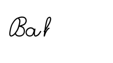 Altı El Yazısı ve Gotik Yazı Tiplerinde Fırın Dekoratif El Yazısı Animasyonu