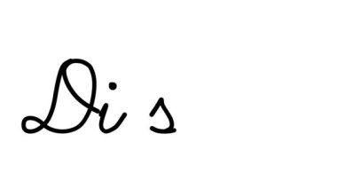 Altı El Yazısı ve Gotik Yazı Tiplerinde Disko Dekoratif El Yazısı Animasyonu