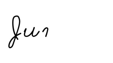 Altı El Yazısı ve Gotik Yazı Tiplerinde Orman Dekoratif El Yazısı Animasyonu