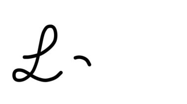 Altı El Yazısı ve Gotik Yazı Tiplerinde Kanun Dekoratif El Yazısı Animasyonu