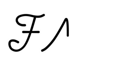 Altı El Yazısı ve Gotik Yazı Tiplerinde SSS Dekoratif El Yazısı Animasyonu