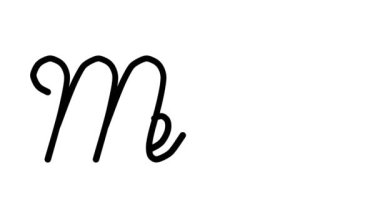 Altı El Yazısı ve Gotik Yazı Tiplerinde Yemek Dekoratif El Yazısı Animasyonu