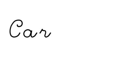 Altı El Yazısı ve Gotik Yazı Tiplerinde Dekoratif El Yazısı Animasyonu