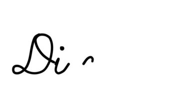 Altı El Yazısı ve Gotik Yazı Tiplerinde Restoran Dekoratif El Yazısı Animasyonu