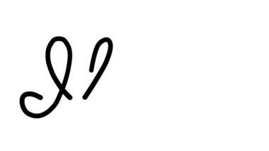 Altı El Yazısı ve Gotik Yazı Tiplerinde Ibis Dekoratif El Yazısı Animasyonu