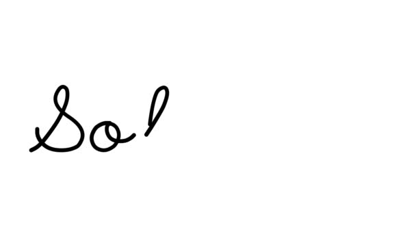 Soldier Decorative Handwriting Animation Six Cursive Gothic Fonts — 비디오