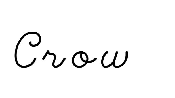 Clown Decorative Handwriting Animation Six Cursive Gothic Fonts — Stock  Video © bobbigmac #436489918