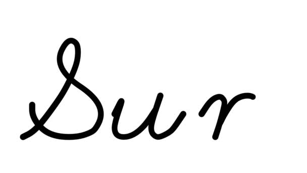Sex Decorative Handwriting Animation Six Cursive Gothic Fonts — Stock Video  © bobbigmac #436492396