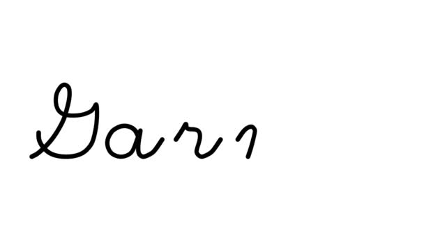 Garnet Decorative Handwriting Animation Six Cursive Gothic Fonts — 비디오