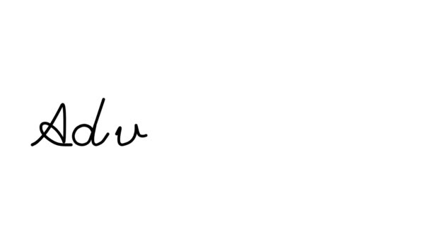 Anunciante Decorative Handwriting Animation Six Cursive Gothic Fonts — Vídeos de Stock