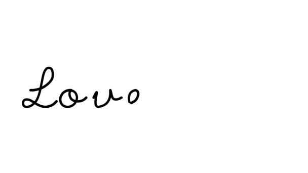 Lovebird Decorative Handwriting Animation Six Cursive Gothic Fonts — 비디오