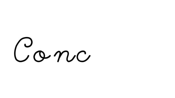 Анимация Бетонного Декоративного Почерка Шестью Курсивными Готическими Шрифтами — стоковое видео
