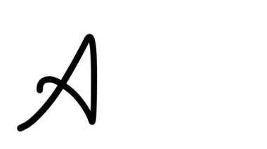 Altı El Yazısı ve Gotik Yazı Tiplerinde Sanat Dekoratif El Yazısı Animasyonu