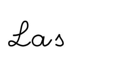 Altı El Yazısı ve Gotik Yazı Tiplerinde Lazer Dekoratif El Yazısı Animasyonu