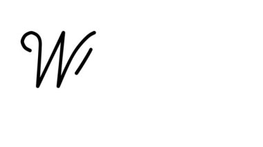 Altı El Yazısı ve Gotik Yazı Tipiyle İskele Dekoratif El Yazısı Animasyonu