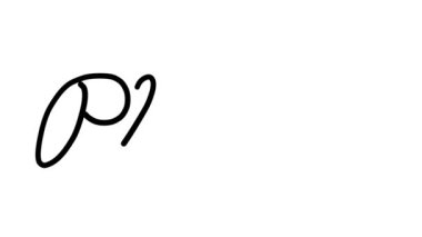 Altı El Yazısı ve Gotik Yazı Tiplerinde Bitki Dekoratif El Yazısı Animasyonu