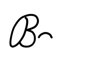 Altı El Yazısı ve Gotik Yazı Tipiyle Bali Dekoratif El Yazısı Animasyonu