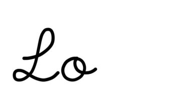 Altı El Yazısı ve Gotik Yazı Tipiyle Dekoratif El Yazısı Animasyonu