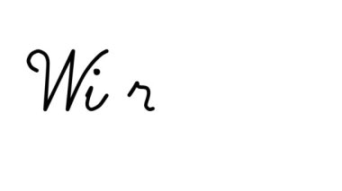 Altı El Yazısı ve Gotik Yazı Tipleri ile Dekoratif El Yazısı Animasyonu