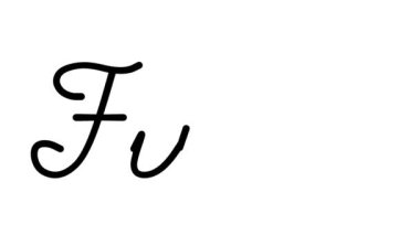 Fuck Decorative Handwriting Animation in Six Cursive and Gothic Fonts