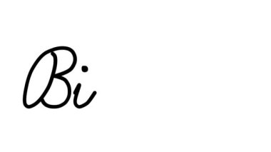 Birch Dekoratif El Yazısı Animasyonu Altı El yazısı ve Gotik Yazı Tipi