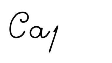 Altı El Yazısı ve Gotik Yazı Tiplerinde Capri Dekoratif El Yazısı Animasyonu