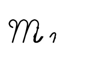 Madenci El Yazısı Animasyonu Altı El Yazısı ve Gotik Yazı Tipiyle