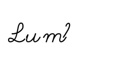 Altı El Yazısı ve Gotik Yazı Tipinde Kereste Dekoratif El Yazısı Animasyonu