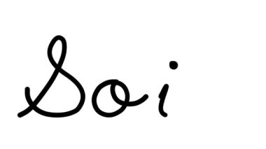 Toprak Dekoratif El Yazısı Animasyonu Altı El yazısı ve Gotik Yazı Tipi