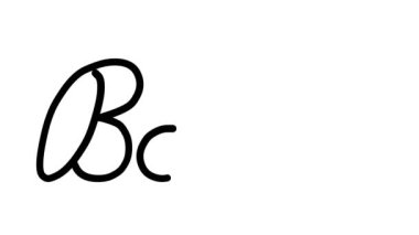 Altı El Yazısı ve Gotik Yazı Tipiyle Patron Dekoratif El Yazısı Animasyonu