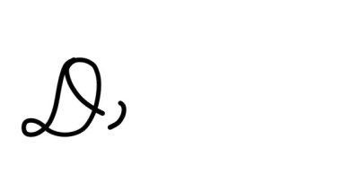 Şeytan Dekoratif El Yazısı Animasyonu Altı El yazısı ve Gotik Yazı Tipi