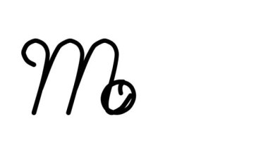 Altı El Yazısı ve Gotik Yazı Tipiyle Anne Dekoratif El Yazısı Animasyonu