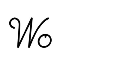 Altı El Yazısı ve Gotik Yazı Tiplerinde Dekoratif El Yazısı Animasyonu