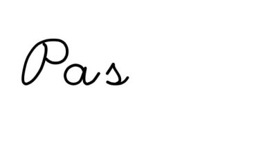 Altı El Yazısı ve Gotik Yazı Tiplerinde Pasta Dekoratif El Yazısı Animasyonu