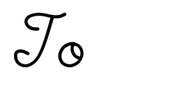 Altı El Yazısı ve Gotik Yazı Tipiyle Tofu Dekoratif El Yazısı Animasyonu