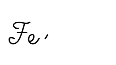 Gelincik Dekoratif El Yazısı Animasyonu Altı El yazısı ve Gotik Yazı Tipi