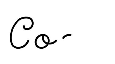 Altı El Yazısı ve Gotik Yazı Tipiyle Dekoratif El Yazısı Animasyonu