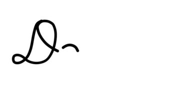 Altı El Yazısı ve Gotik Yazı Tiplerinde Dawg Dekoratif El Yazısı Animasyonu